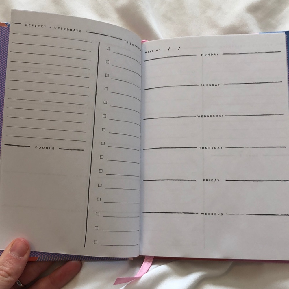 Anthropologie undated Weekly Planner - Picture 2 of 3
